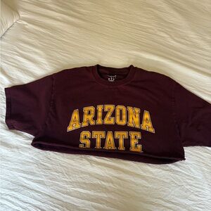 Champion Women’s Maroon Authentic Cropped T-Shirt